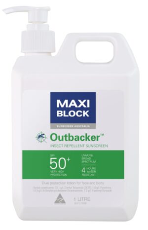 Maxi Block Sunscreen with Insect Repellent