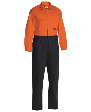 Bisley Drill Overalls Hi Vis