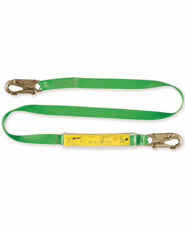 Miller Energy Absorbing Webbing Lanyard Fixed 1.5m