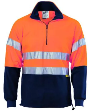 DNC 3829 Polar Fleece Jumper Hi Vis Tape