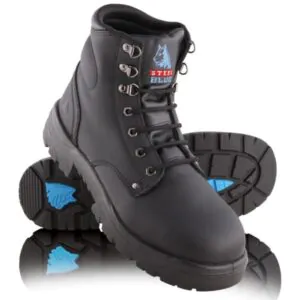 Steel Blue Argyle Safety Boot Black