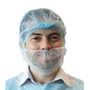 Beard Nets Single Loop White