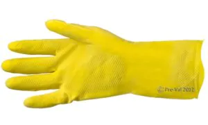 Thrifty Yellow Rubber Gloves
