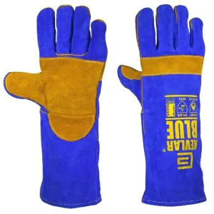 Elliotts Kevlar Blue Welders Glove