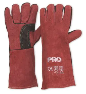 Red Kevlar Welders Glove
