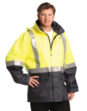 AIW SW18A Rain Jacket Hi Vis Tape Yellow