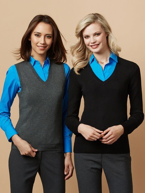 Biz Collection LV3504 Ladies V Neck Vest - Image 5
