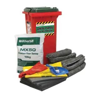 Spill Kit General Purpose 120L Wheelie Bin