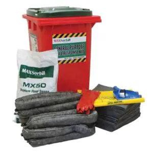 Spill Kit General Purpose 240L Wheelie Bin