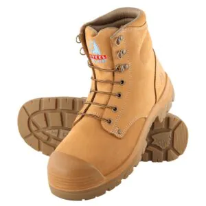 Steel Blue Argyle Safety Boot with Bump Cap Wheat