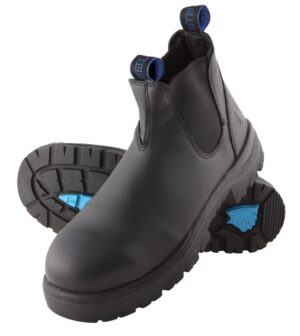 Steel Blue Hobart Slip On Safety Boot Black