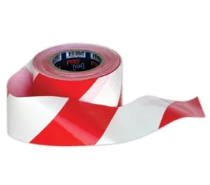Barricade Tape Red White