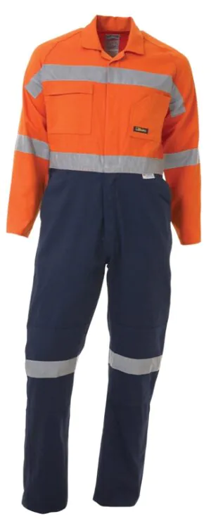 Bisley Lightweight Overalls Hi Vis Tape