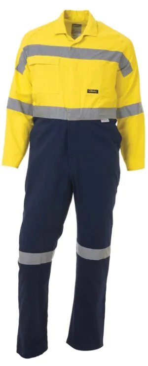 Bisley Lightweight Overalls Hi Vis Tape