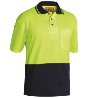 Bisley Polo Shirt SS Hi Vis