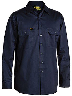 Bisley Vented Shirt LS - Shirts - Safety Zone Australia