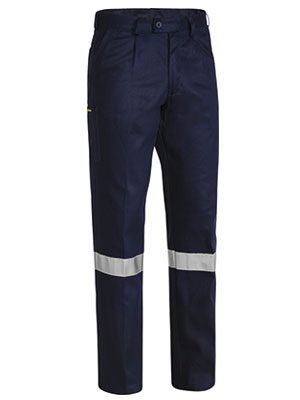 Bisley Drill Trousers Taped - Trousers - Safety Zone Australia