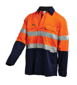 WorkIt Drill Shirt LS HV Tape