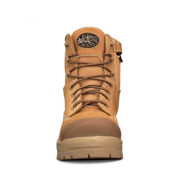 Oliver AT 45632Z Composite Toe Zip Side Safety Boot - Front View