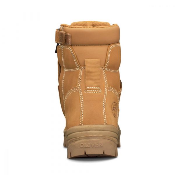 Oliver AT 45632Z Composite Toe Zip Side Safety Boot - Rear View