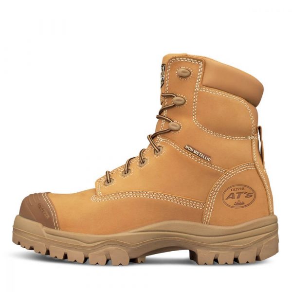 Oliver AT 45632Z Composite Toe Zip Side Safety Boot- Side View