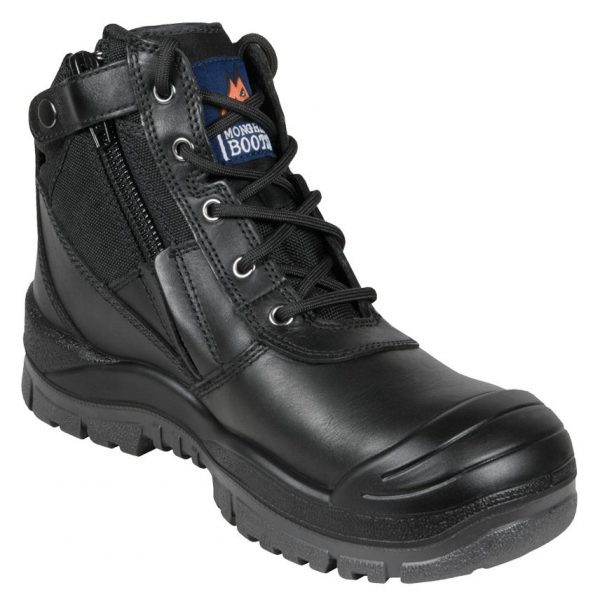 Mongrel 461020 zipsider Safety Boot, Black
