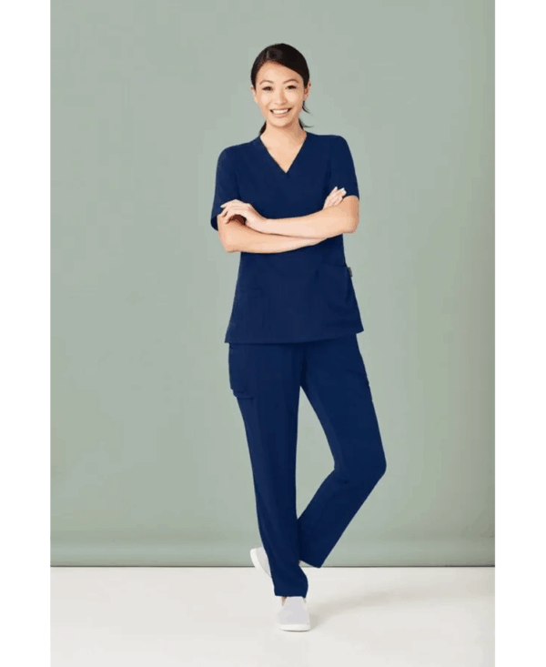 Women's V-Neck Scrub Top - Image 3
