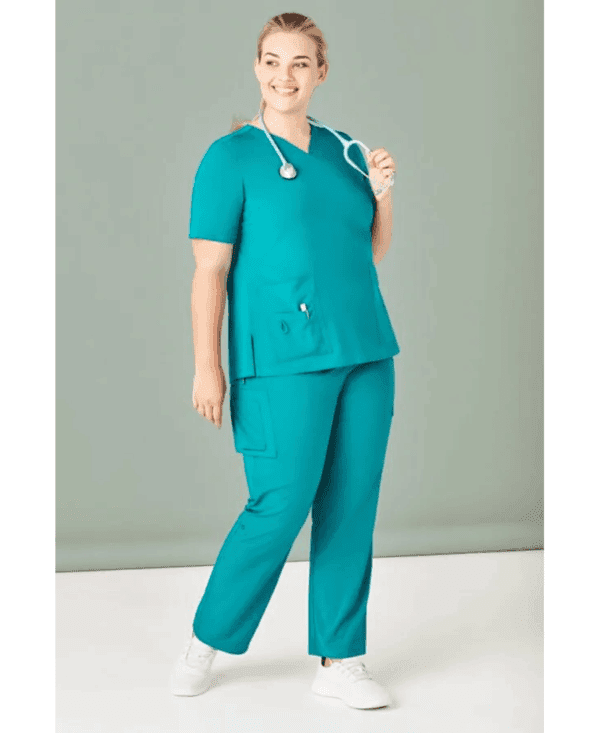 Women's V-Neck Scrub Top - Image 4