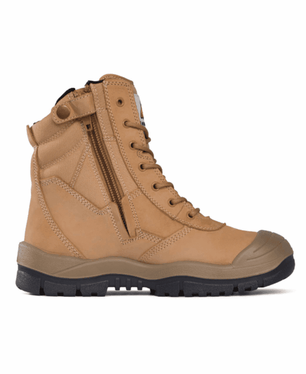 Mongrel 451050 High Leg Zip Side Safety Boot Wheat - Image 2