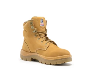 Steel Blue Argyle Ladies Safety Boot Wheat
