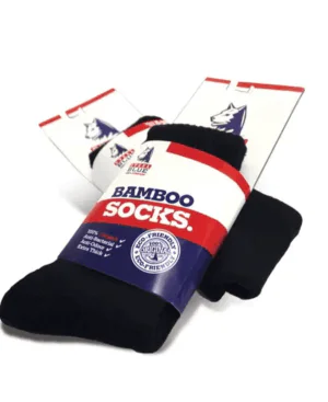 Steel Blue Bamboo Socks