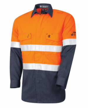 TRU HRC1 RipStop FR Shirt Orange/Navy Taped