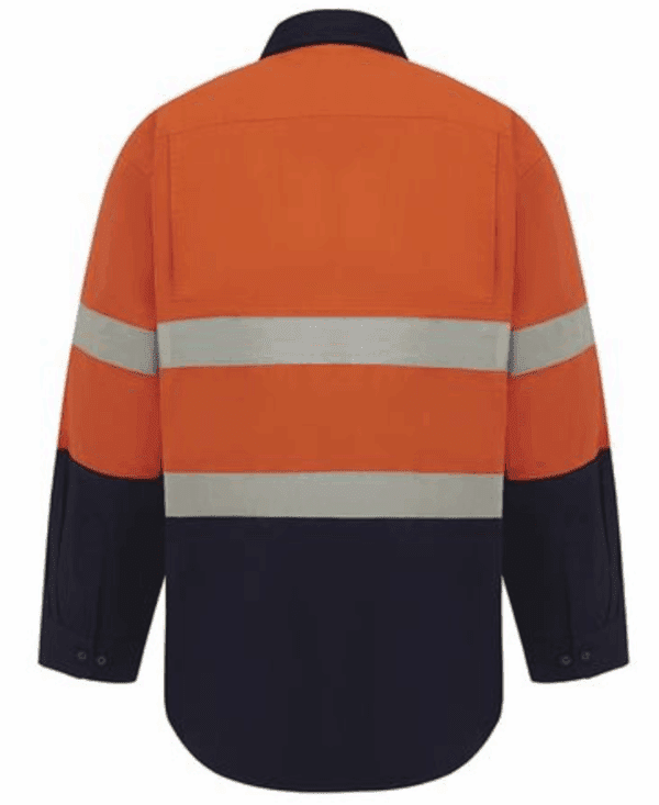 WorkIt 2013 Vent Shirt LS HVis Tape - Image 2