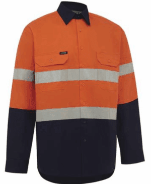 WorkIt 2013 Vent Shirt LS HVis Tape